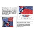 thumbnail image 4 of Ruvanti - Dec/Throw Pillow T-200 Satin 100% Cotton 2 Pack (18"x18") Cover Only, Patch Work Multi Navy Turqize Design, 4 of 9