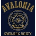 thumbnail image 2 of Men's Strange World Avalonia Geographic Society Pull Over Hoodie Navy Blue Small, 2 of 4