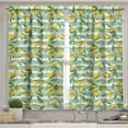 thumbnail image 2 of Ambesonne Art Valance & Curtain, Blooming Lemon Tree, 55"x30", Fern Green Seafoam, 2 of 6