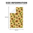 thumbnail image 2 of Disketp Sunflowers Waffle Weave Kitchen Dish Cloth,Super Absorbent Kitchen Dish Towels 16*26 Inches for Dish Rags Washing Dishes, Drying Dishes, 2 of 7
