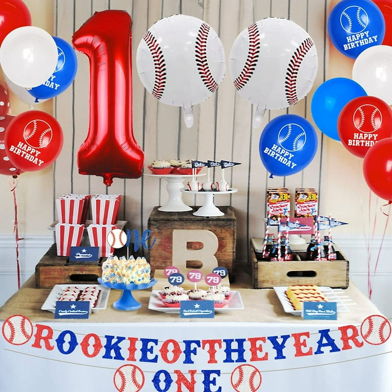 Baseball Cake Decorations Sports Theme Party Decoration Supplies Baseball Themed Happy Birthday Cake Topper Party Decorations