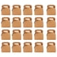 thumbnail image 2 of Cupcake Carrier Party Favor Boxes Portable Kraft Paper Packaging Rectangular Gift Box 24Pcs, 2 of 2