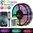 thumbnail image 2 of 20m Led Lights Bluetooth Rgb Lights Led Tape Lights With 44-keys Remote Music Sync Colour Changing Led Mood Strip, 2 of 5