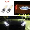 thumbnail image 1 of 2 Pcs 3W T10 194 168 W5W LED Plaque d'Immatriculation en Verre Blanc, 1 of 12