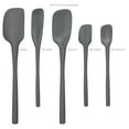 thumbnail image 6 of Tovolo Flex-Core Spatula All Silicone Set (Set of 5) - Charcoal, 6 of 6