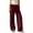 Wine, variant on Bixock Women Pajamas Pants Loungewear Pants Solid Color Long Pajama Pants Straight Leg Elastic Drawstring Waist Side Pockets Soft Homewear Indoor Sleepwear Trousers Women Clothings