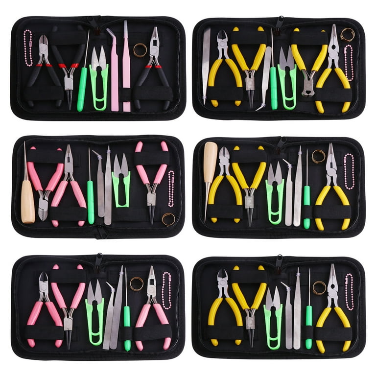 Best Jewelry Pliers Sets DIY Tools kit For Jewelry Making Round Nose Plier  Wire Cutter Side Cutting with bag at shop
