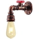 thumbnail image 1 of Lámpara de pared con forma de vela creativa, estilo vintage industrial, estilo retro, con tubo de agua, de metal y hierro, E27, 60 W máx., para restaurante, cafetería, bar, cocina,, 1 of 6