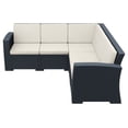 thumbnail image 2 of Compamia Monaco 5 Piece Outdoor Sectional in Dark Gray with Cushion, 2 of 5