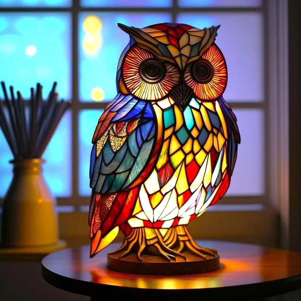 Color Changing LED Night Light, Strange Fantasy Animal Resin Statue, Cool Decor for Bookshelf, Unique Ideal Giftfor Friends