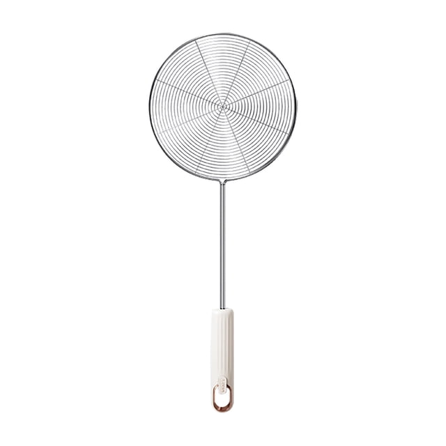 Harpily Eggs Separator Mesh Strainer With Handle Stainless Colander For Baking Mesh Food Strainer With Handle Sieve Mesh Colander Spoon Strainer Oil Filter Food Strainer Ki