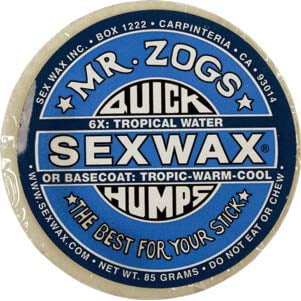 Surf Wax Mr Zogs Sex Wax Quick Humps 6X Extra Hard