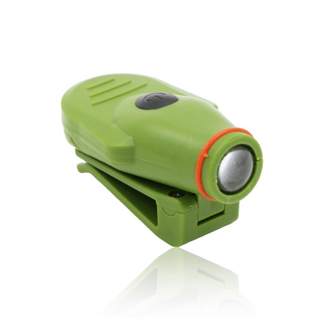 Eigraketly Sombrero de luz portátil montado en la tapa, lámpara con Clip, faro delantero, herramientas de iluminación para actividades, Ropa Deportiva, Zapatos No.01