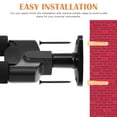 thumbnail image 4 of Shisuyan Ukulele Wall Mount Stand Metal Plastic 1Set 6.7x3.7x2.4In, 4 of 8