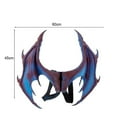 thumbnail image 4 of Dragon Wings Bat Wing Halloween Mardi Gras Demon Costume Accessory, 4 of 5