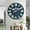 Blue, variant on ARTPOWER Large Farmhouse Wall Clock, 35.5” Shiplap Wall Clock with Roman Numeral, Nearly Non-Ticking, Round Wall Clocks for Living Room Decor, Office, Bedroom, Entrance, Black