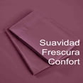 thumbnail image 4 of Juego de Sábanas Tacto Algodón King Size 4 Piezas Ultra Suaves y Frescas Color Uva Kyuden Home, 4 of 5
