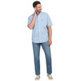 thumbnail image 4 of Camisa Regular fit Manga Corta Lee Hombre 34R azul XG, 4 of 5
