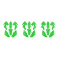 thumbnail image 3 of tssuouriy Rugged ABS Plastic Fairing Body Work Kit Set for CRF50-125CC Durable and Practical Green 280mm 3Set, 3 of 6