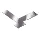 thumbnail image 2 of Herramienta de nivelación de bordes, regla de ángulo de , acero inoxidable, dispositivo de nivelación de ángulo recto profesional multiusos, 2 of 8