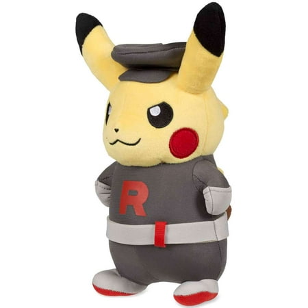 Pokemon Pikachu in Team Rocket Costume Plush