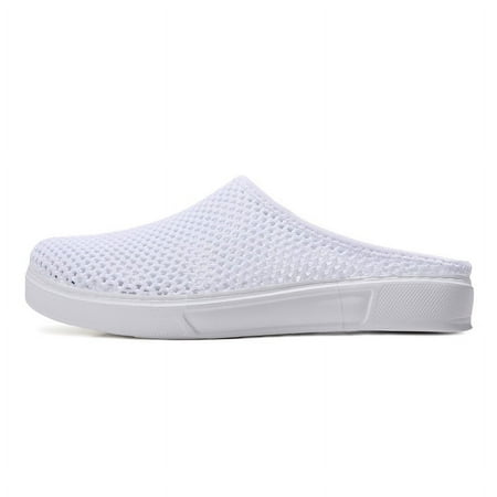 Slip On Mules & Clogs for Womens Mens Light Open Back Shoes Comfort Walking Shoes Breathable Slippers Closed Toe Slides