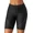black1, variant on Attraco Women's Skinny Swim Trunks High Waisted Swim Shorts Dot Print Quick Dry UPF50+ Board Shorts with Liner