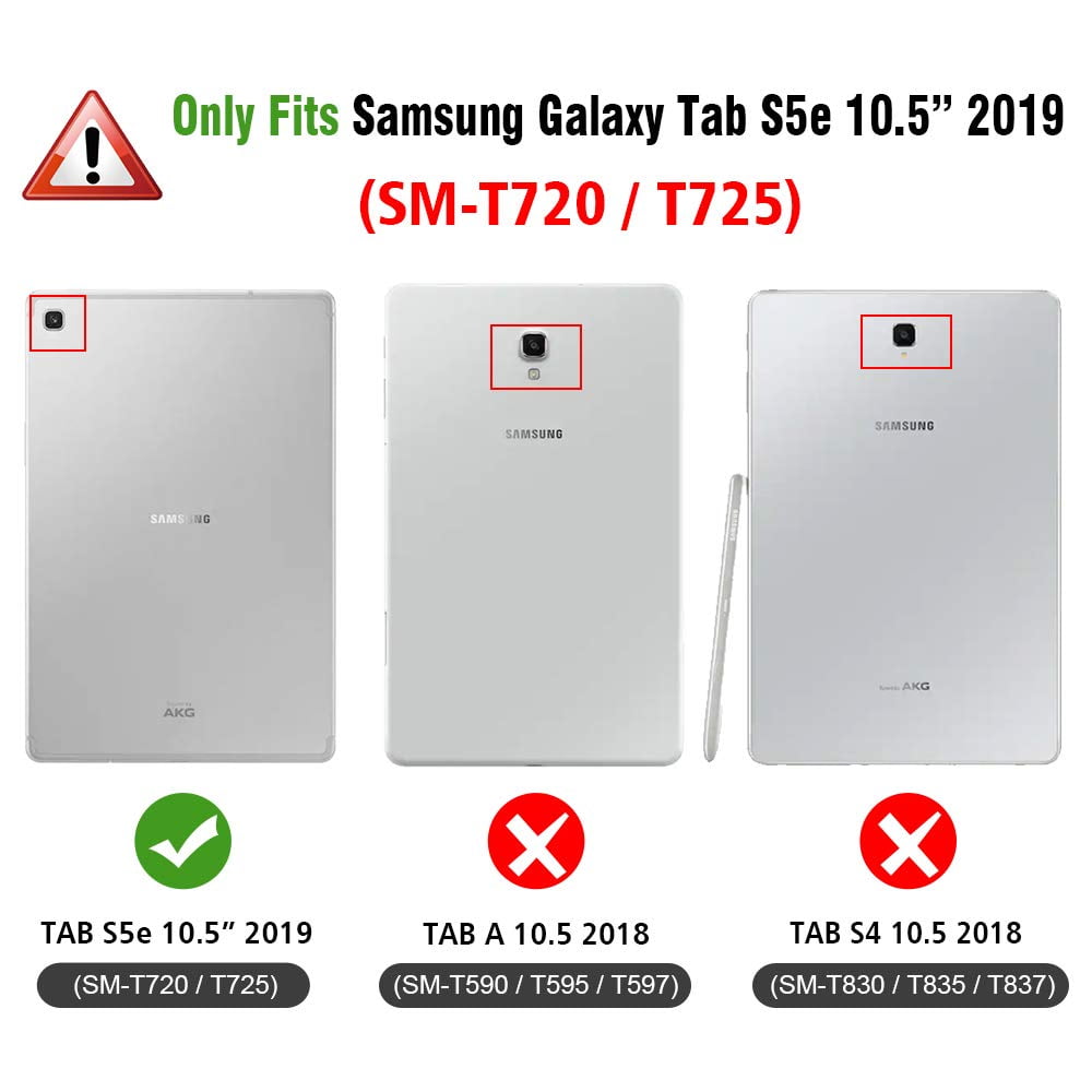Fintie Wireless Bluetooth Keyboard Case for Samsung Galaxy Tab S5e 10.5 2019 Model SM-T720/T725 Slim Cover