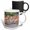 Multicolor, variant on 3drose, Giardini Naxos Beach Near Taormina, 11oz Two-tone Red Mug