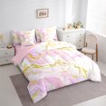 thumbnail image 3 of Castle Fairy Marble Watercolor 7-Piece Twin Bedding Sets for Teens Women Men,Abstract Marbling Bedding Comforter Set,Stone Pattern Breathable Sheet Sets,Lightweight Room Decor, 3 of 8