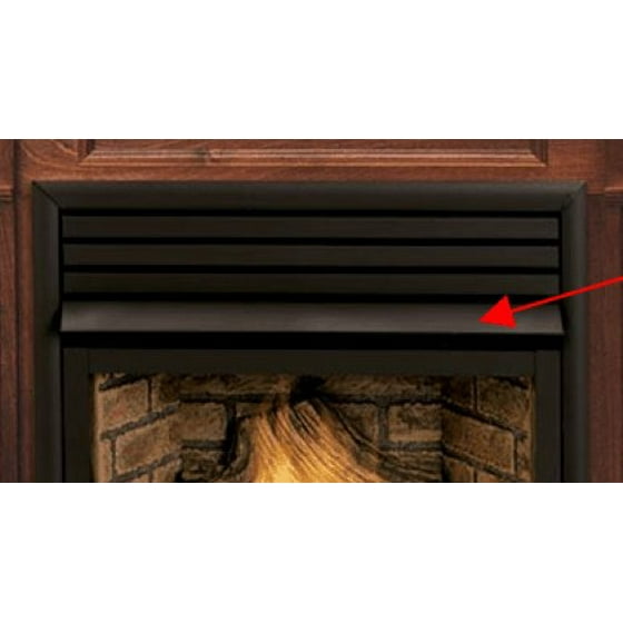 Fireplace Black Hood For Direct Vent Gas 36 Com