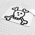 thumbnail image 5 of CafePress - Skull And Crossbones Mousepad - Non-slip Rubber Mousepad, Gaming Mouse Pad, 5 of 6