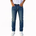 thumbnail image 3 of SAWOBUUN Women High Waist Straight Leg Jeans 4 Button Washed Gradient Denim Pants Thick Winter Casual Denim Jeans, 3 of 9