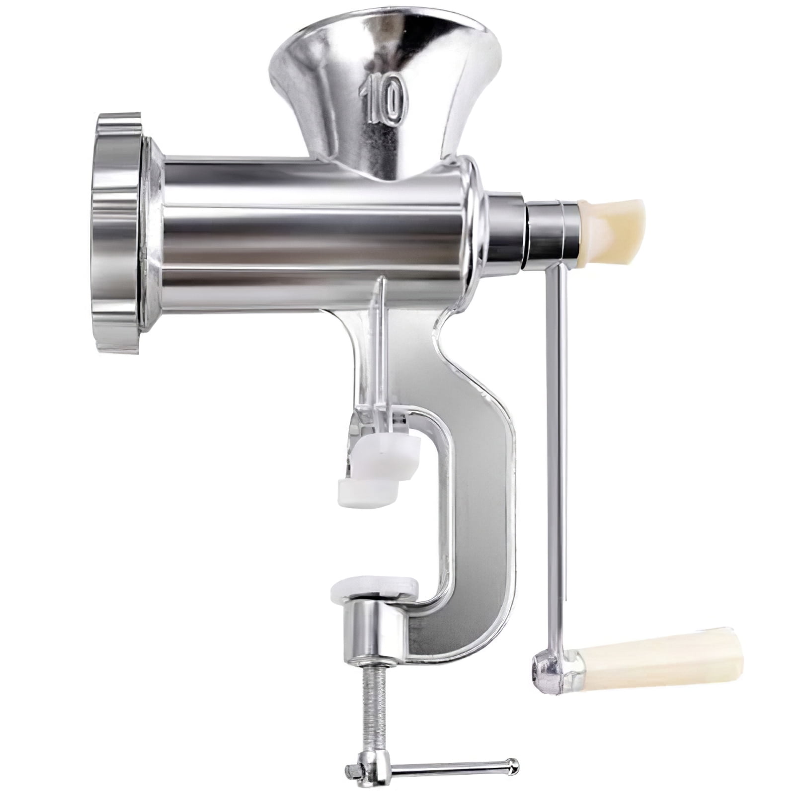  Manual Meat Mincers, Aluminum Alloy Heavy Duty Meat Grinder  with Stuffer Tubes Hand-Operated Grinding Machine for Mincing Grinding Meats  Pork Beef Noodles Pepper Sausage Cookies#5: Home & Kitchen
