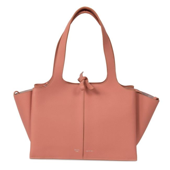 Celine Cel Hbag Trifold Grain Peach M Tri Fold Shoulder Bag Peach Grained Calfskin Leather Other 13 Inches Width X 8 Inches Height X 6 Inches Depth