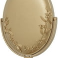 thumbnail image 5 of Beautiful Gold Vanity Mirror w/ Storage, Floral Design by Drew Barrymore – 1X Magnification, Space-Saving, Vintage-Inspired, 5 of 5