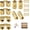 12 mm, variant on 8 Pcs Brass Barrel Hinges Hidden, 8 mm Concealed Furniture Fittings with 180 Degree Opening for Jewelry Box, Cabinet, Wood Craft, Invisible Barrel Hinges for Wood (8 mm)