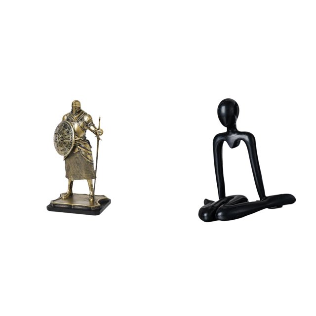 Figura de escritorio,Estatuas,artesanías,objetos de colección,escritorio,oficina,Figura decorativa,pieza de arte,decoración del hogar,Figura de escritorio,Escultura abstracta de pensador