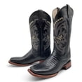 thumbnail image 6 of Men’s Leather Lizard Print Western Cowboy Boots Square Toe, 6 of 7