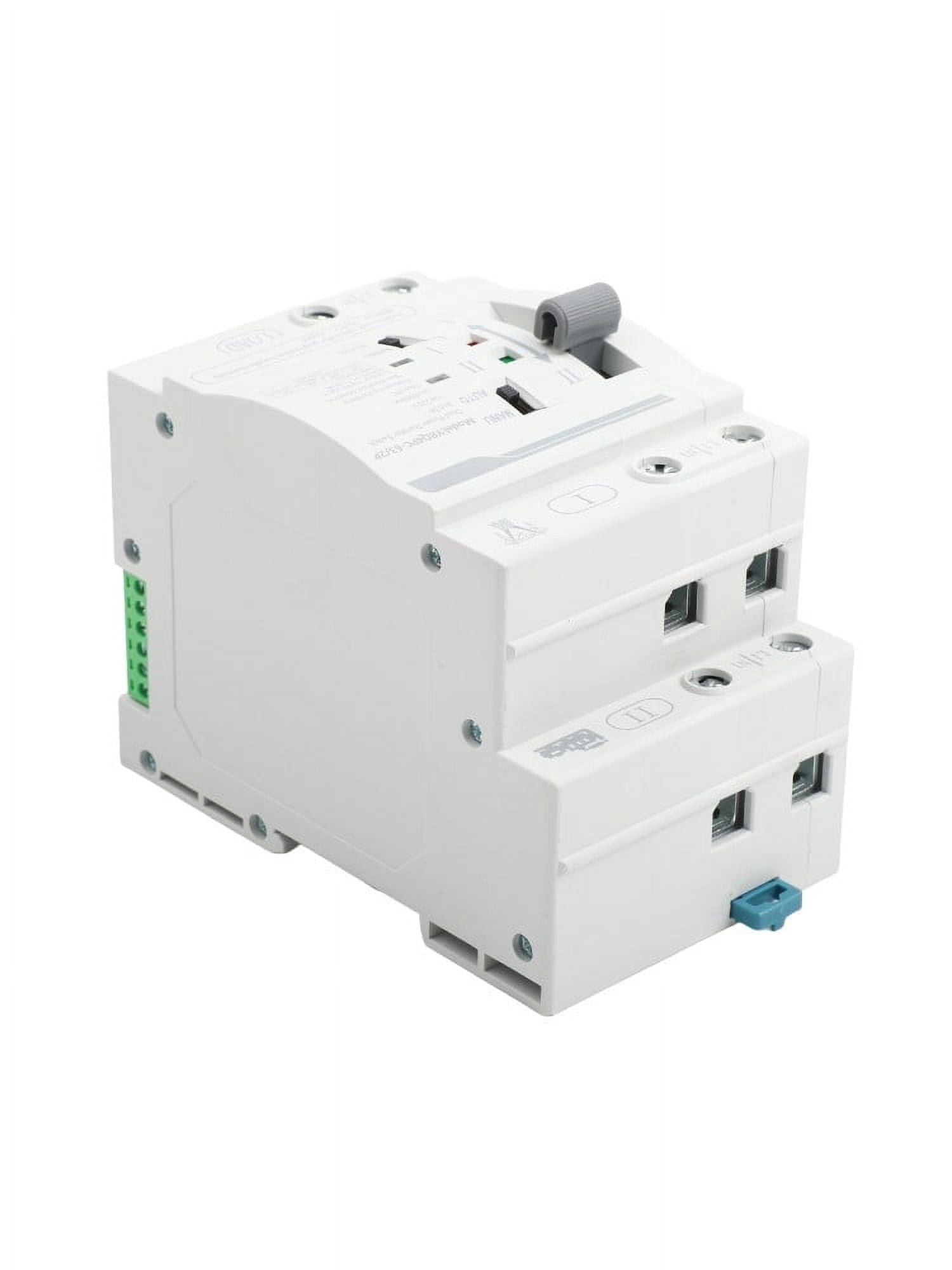 2P 100A 220V Mini ATS Automatic Transfer Switch Electrical Selector Switches Dual Power Switch For Generator Intelligence Light