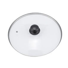 tumgatte Universal Tempered Glass Lid 10 Inch for Frying Pan Pot with Stainless Steel Handle Home Accessories