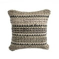 thumbnail image 2 of LR Resources PILLO07359BBNIIPL Intertwined Forest Square Throw Pillow - Beige & Brown, 2 of 4