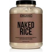 Naked Rice - Organic Brown Rice Protein Powder - Vegan Protein Powder - 5Lb Bulk, GMO Free, Gluten Free & Soy Free. Plant-Based Protein, No Artificial Ingredients - 76 Servings