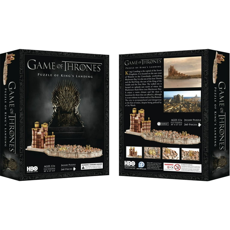 4D Cityscape Game of Thrones (GoT) 3D Puzzle of King's Landing