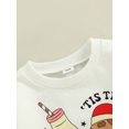 thumbnail image 5 of Bagilaanoe Toddler Baby Girl Boy Oversized Sweatshirt Long Sleeve Letters Print Pullover 6M 12M 18M 24M 3T Kids Fall Loose Tee Tops, 5 of 8