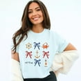 thumbnail image 5 of Coquette Nautical Collage - Women's Garment Dyed Tee, 5 of 14