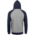 thumbnail image 1 of SOLS - Sudadera estilo ranglán modelo Seattle unisex (Gris mezcla/Burdeos), 1 of 3