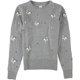thumbnail image 1 of Suéter de mariposa Rebecca Taylor para mujer gris XS, 1 of 2