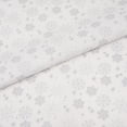 thumbnail image 2 of Singer Print Fabric, 100% Premium Cotton, Christmas White Snowflakes , 3 Yards, 2 of 2