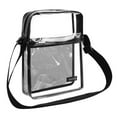thumbnail image 1 of Paquete de hombro Bandolera transparente para hombre y mujer, bandolera transparente para deportes, viajes, compras 1 1, 1 of 5
